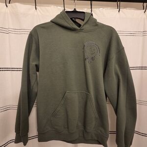 Gildan Green Hoodie Sweatshirt Classic Pullover
